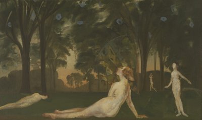 Corredor de verão, c.1910 (óleo sobre tela) de Arthur Bowen Davies