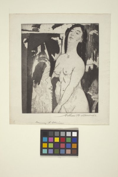 Porta para a Ilusão (gravura e aquatint) de Arthur Bowen Davies