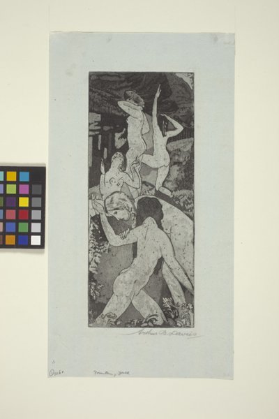 Fonte da Juventude (gravura e aquatint) de Arthur Bowen Davies