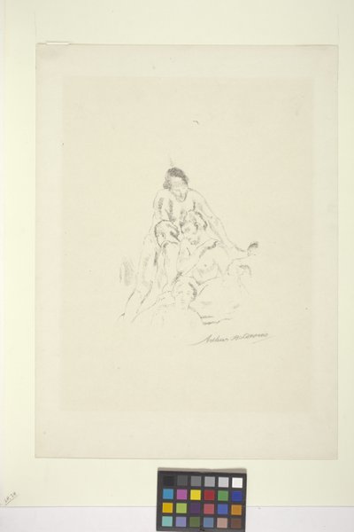 Pirâmide (litografia) de Arthur Bowen Davies