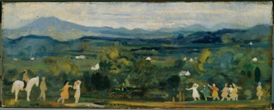 O nascimento do verde de Arthur Bowen Davies