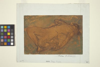 Figura Trágica (cor aquatint) de Arthur Bowen Davies