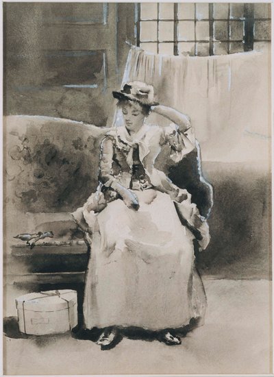 Sem Título (Mulher Sentada) de Arthur Bowen Davies