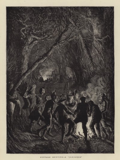 Caça ao Búfalo, um Jamboree de Arthur Boyd Houghton