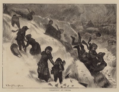 Coasting at Omaha de Arthur Boyd Houghton