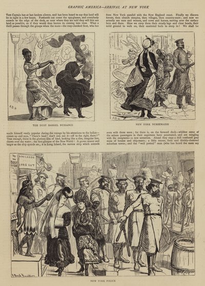 América gráfica, chegada a Nova York de Arthur Boyd Houghton