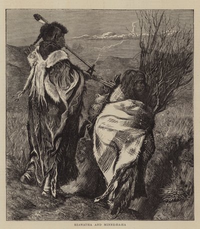 Hiawatha e Minne-ha-ha de Arthur Boyd Houghton