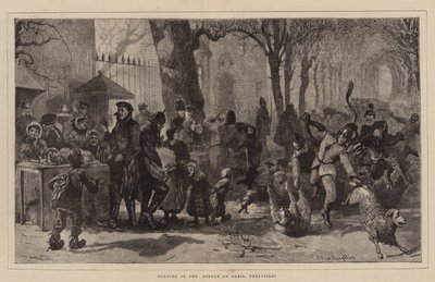 Manhã, em, a, avenida, de, paris, versalhes de Arthur Boyd Houghton