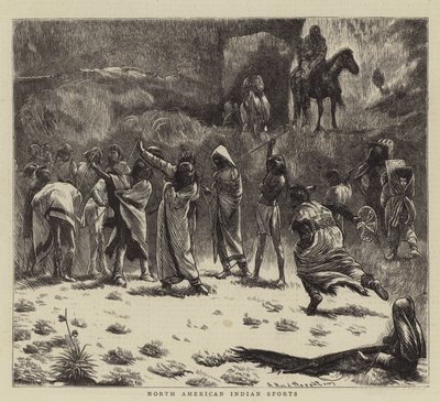Esportes indianos norte-americanos de Arthur Boyd Houghton