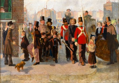 O Desertor (óleo sobre tela) de Arthur Boyd Houghton