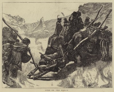 Utes no março de Arthur Boyd Houghton