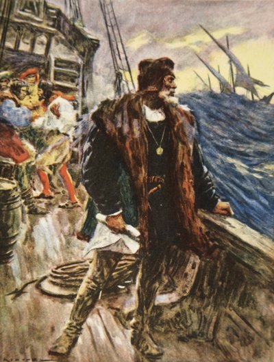 A Viagem de Colombo, ilustração de 