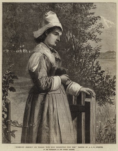 Homeward serenely ela andou, com a bênção de Deus sobre ela de Arthur C. H. Luxmoore