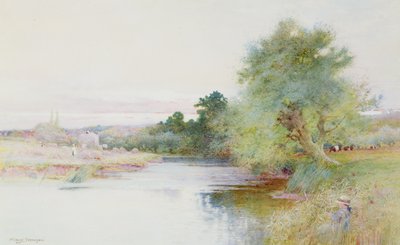 Fenação perto de Marlow de Arthur Claude Strachan