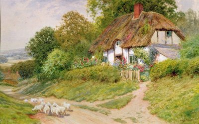 Vigiar as ovelhas de Arthur Claude Strachan