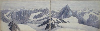 Vista do Breithorn de Arthur Cust