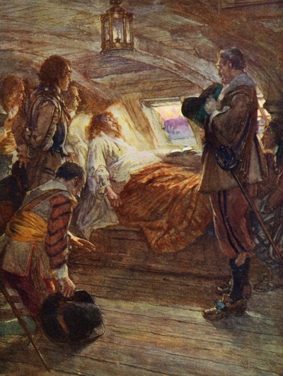 A morte de Sir Francis Drake de Arthur David (after) McCormick