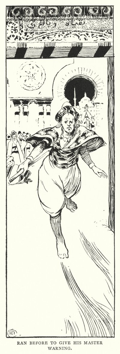 Correu antes para dar o seu mestre aviso (gravura) de Arthur David McCormick