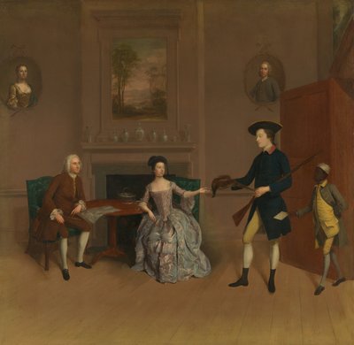 John Orde, Sua Esposa, Anne, Seu Filho mais velho, William, e um Servo de Arthur Devis