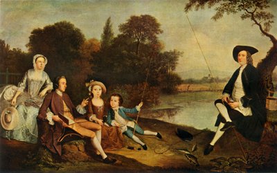 A família Swaine, 1749, 1934. de Arthur Devis