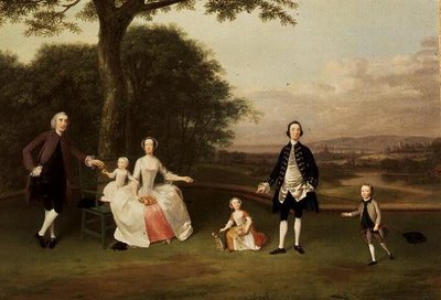 A Família Till, c.1750-51 de Arthur Devis