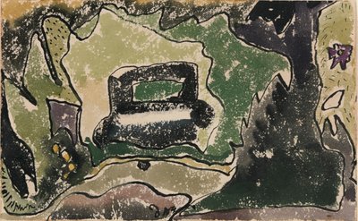 Carro do outro lado da rua de Arthur Dove