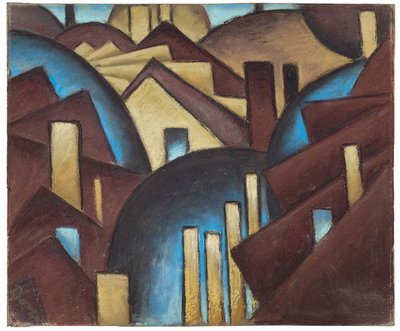 Natureza Simbolizada Nº 1 (Telhados) de Arthur Garfield Dove