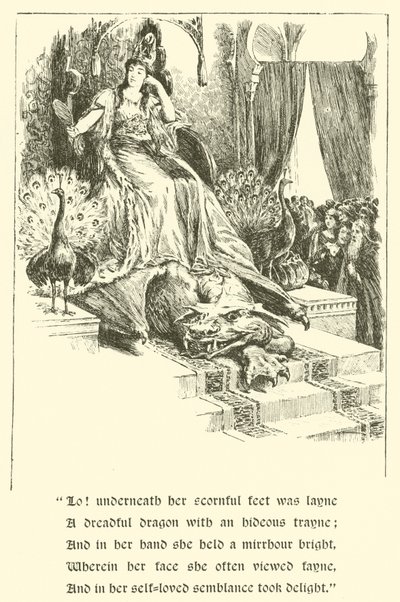 O Cavaleiro da Cruz Vermelha, A Casa do Orgulho (gravura) de Arthur George Walker