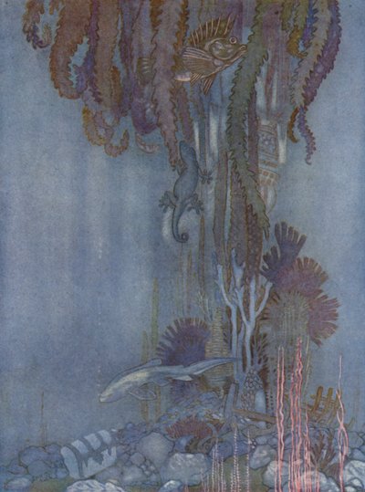 Pensei na dor que era afogar-me (cor litho) de Arthur George Watts