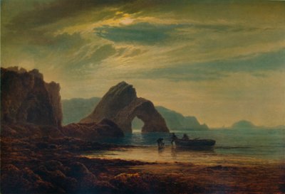 Gilters Point, Tenby, por Moonlight, 1872-1874, 1935 de Arthur Gilbert