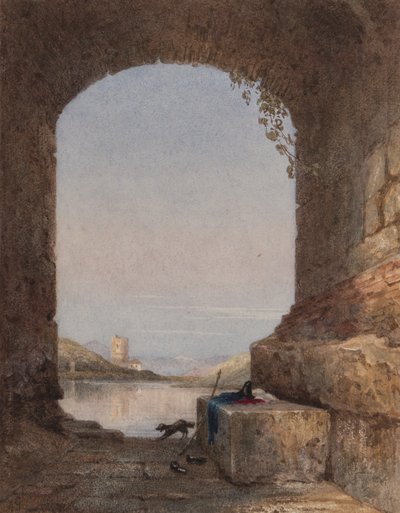 Um capricho napolitano (wc no papel) de Arthur Glennie
