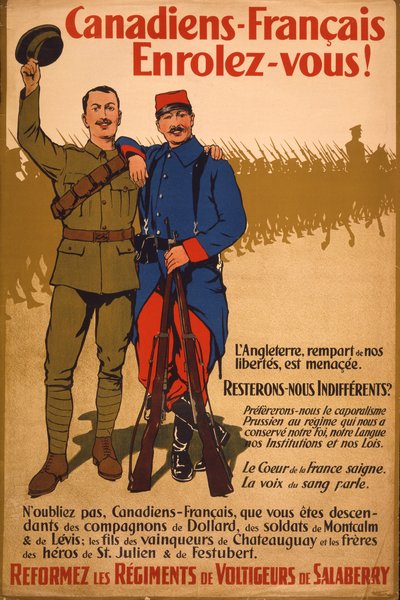 Os franco-canadianos inscrevem-se! de Arthur H. Hider