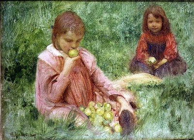 No Pomar de Arthur Hacker