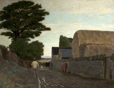 Dirigindo-se ao leite, 1881 de Arthur Hawksley