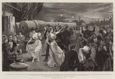 Uma bola a bordo de um couraçado de batalha de Arthur Hopkins