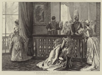 Uma sala de desenho no Palácio de Buckingham de Arthur Hopkins