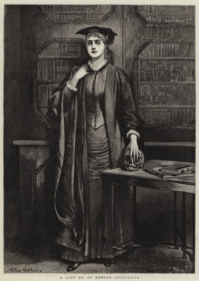 Uma senhora BA da Universidade de Londres de Arthur Hopkins