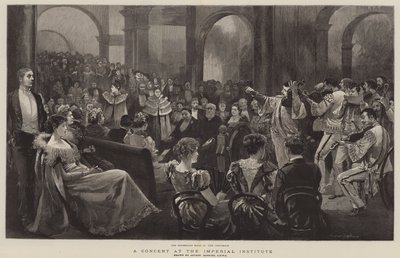 Um concerto no The Imperial Institute de Arthur Hopkins