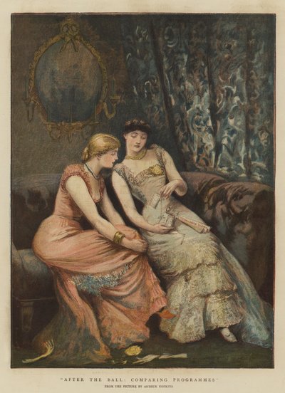 Depois da Bola, Comparando Programas (chromolitho) de Arthur Hopkins