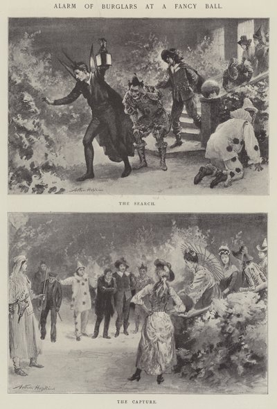 Alarme de assaltantes em uma bola chique de Arthur Hopkins