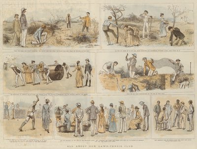 Tudo sobre o nosso Lawn-Tennis Club (chromolitho) de Arthur Hopkins