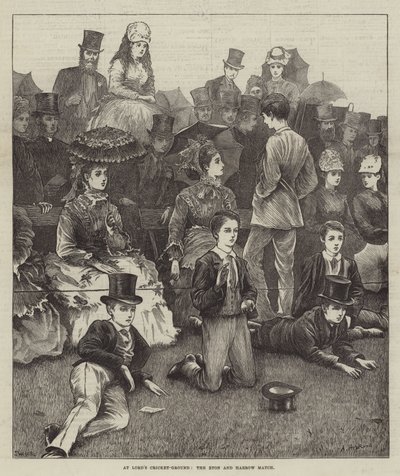 No Lord&39;s Cricket-Ground, o Eton e Harrow Match de Arthur Hopkins