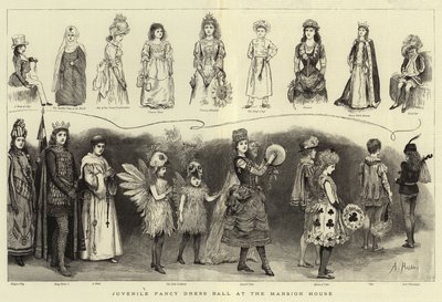Juvenile Fancy Dress Ball na casa da mansão de Arthur Hopkins