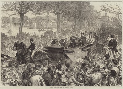 Visita da Rainha Vitória ao Victoria Park de Arthur Hopkins