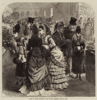 Show de Flores da Primavera nos Jardins Botânicos, Regent&39;s Park de Arthur Hopkins
