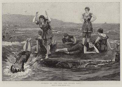 Verão à beira-mar, a jangada de mergulho de Arthur Hopkins