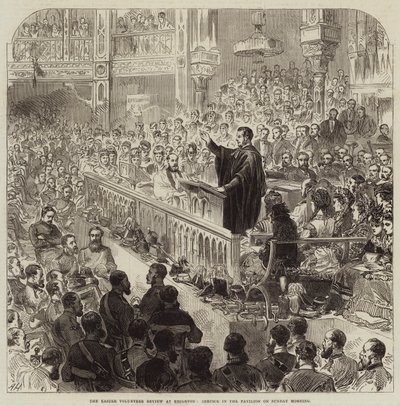 A Revisão Voluntária da Páscoa em Brighton, Serviço no Pavilhão no Domingo de Manhã de Arthur Hopkins