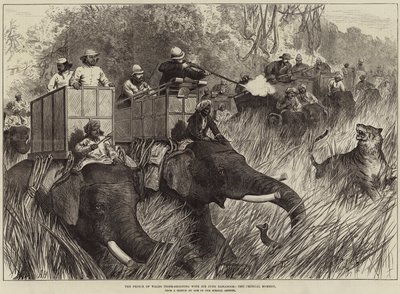 O Príncipe de Gales Tiro ao Tigre com Sir Jung Bahadoor, o Momento Crítico de Arthur Hopkins
