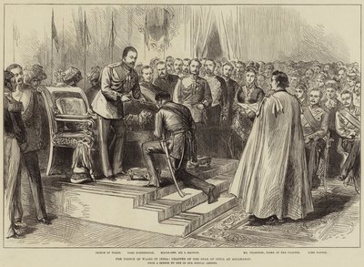 O Príncipe de Gales na Índia, Capítulo da Estrela da Índia em Allahabad de Arthur Hopkins