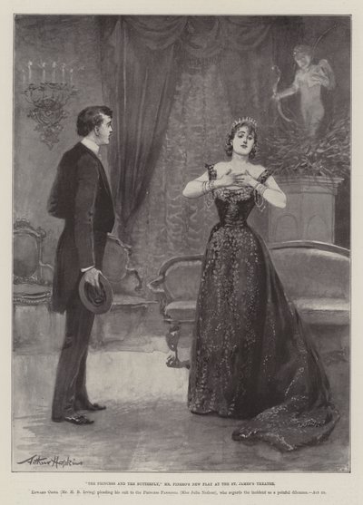 A Princesa e a Borboleta, Nova peça do Sr. Pinero no St James&39;s Theatre de Arthur Hopkins